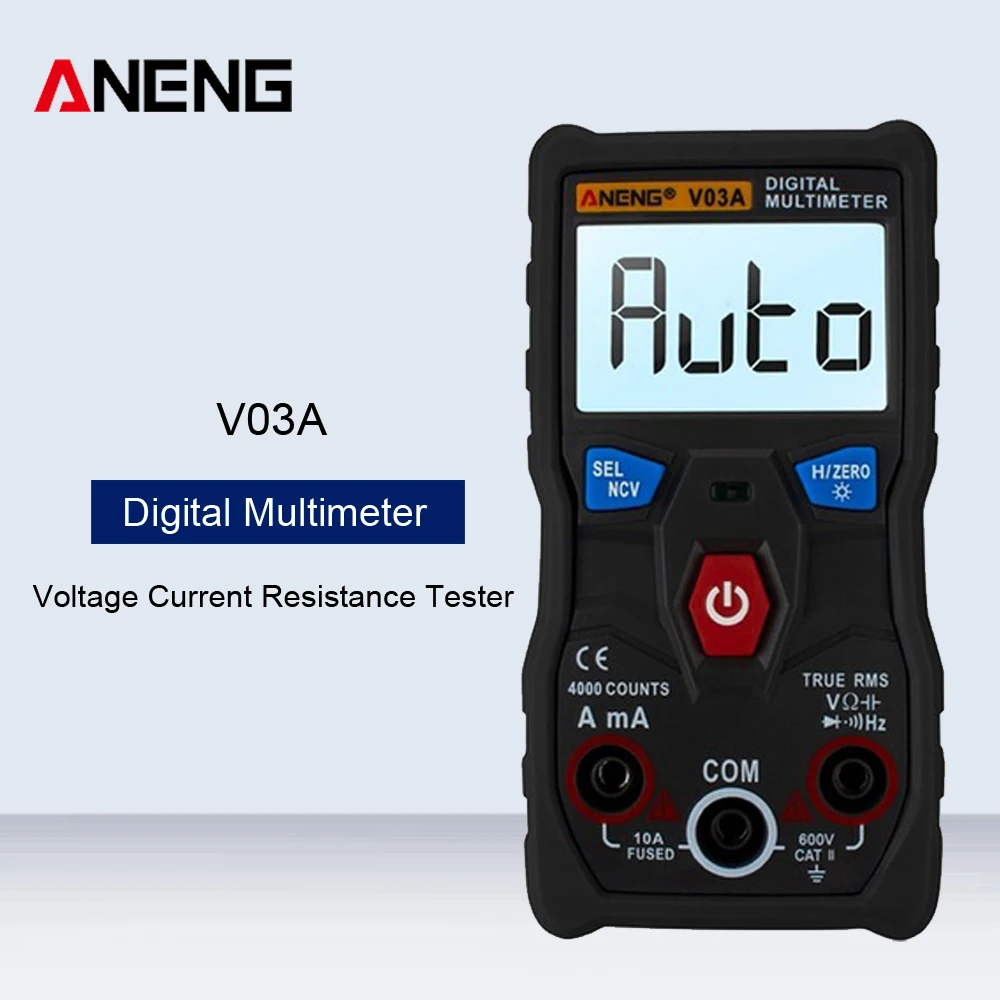 Цифровой мультиметр ANENG V03A аналоговый измеритель напряжения и сопротивления