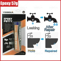 visbella 57g epoxy putty clay magic adhesive super power glue strong repair tool automotive household fillers adhesives sealants