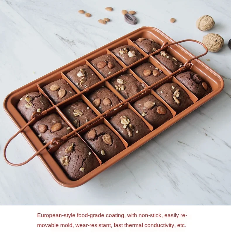 Противень для выпечки Brownie форма торта антипригарный противень квадратный хлеба