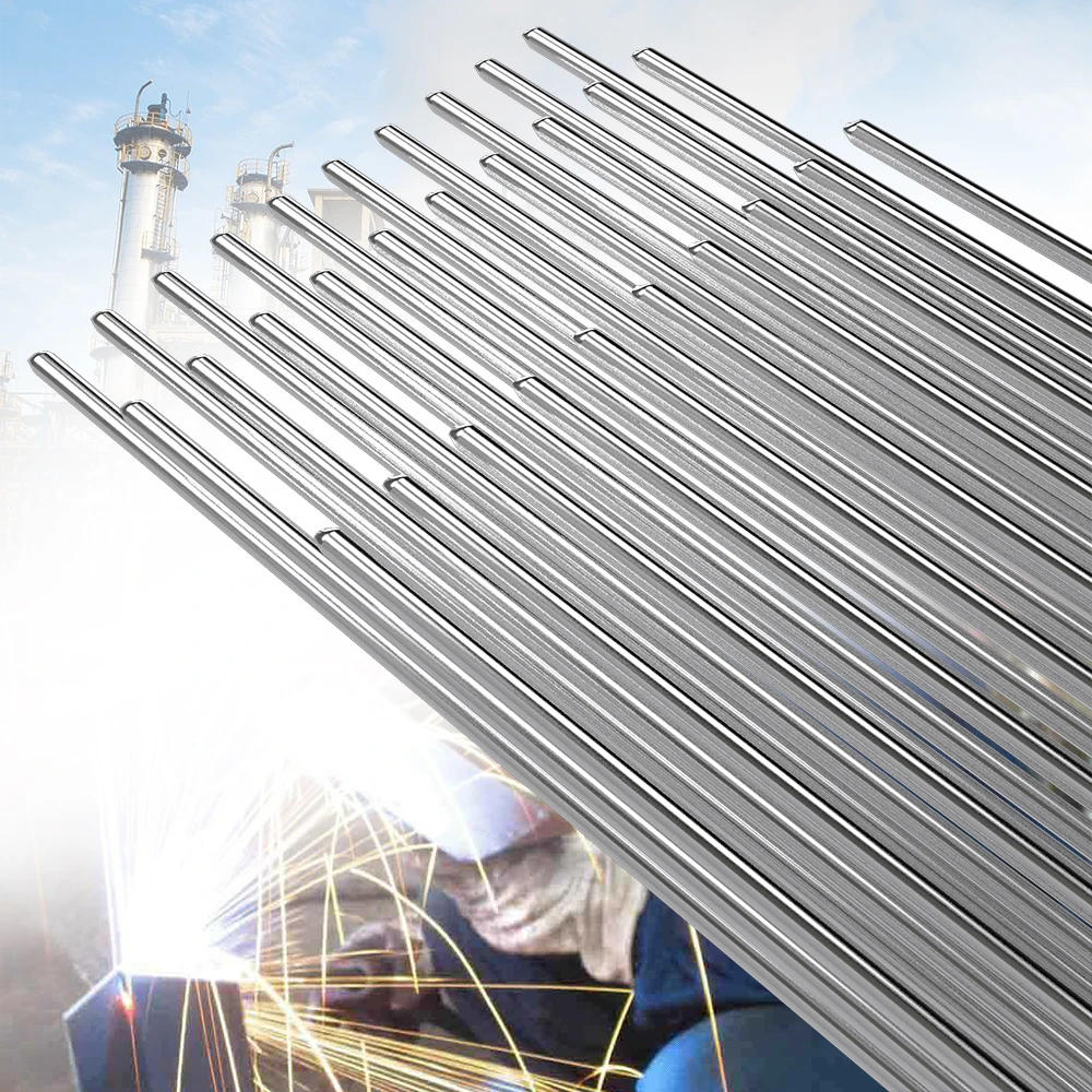 Aluminum Welding Wire Low Temperature Flux Cored 2mm*500mm Al Soldering Rod No Need Solder Powder 10pcs 20pcs 50pcs | Инструменты