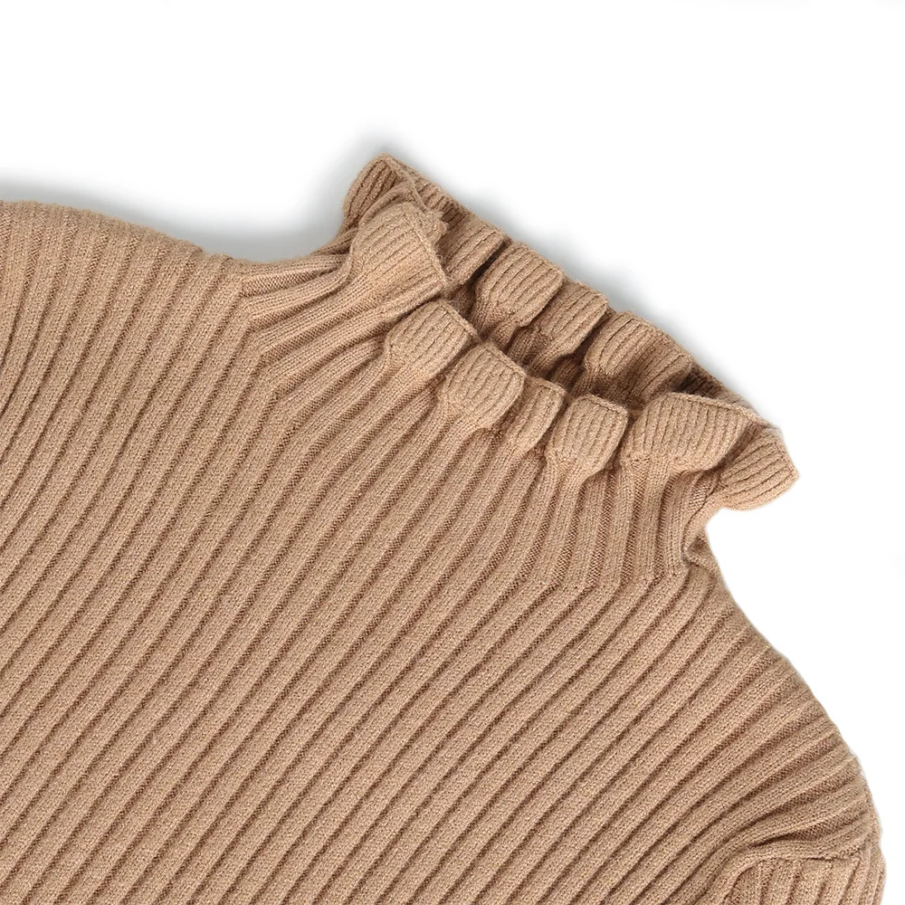 

HLBCBG beading Autumn winter thick Sweater Pullovers Women Long Sleeve casual 2020 turtleneck warm cute Sweater knit Jumpers top