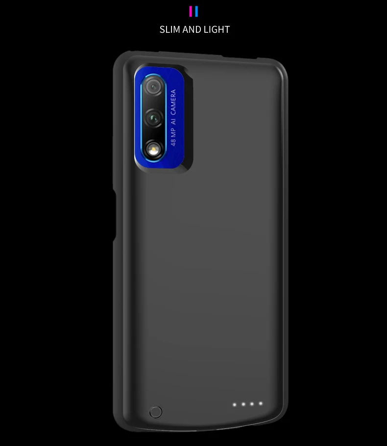 6500 мАч Зарядное устройство для аккумулятора чехол для huawei honor 9X чехол внешний резервный зарядный чехол для honor 9X чехол для аккумулятора