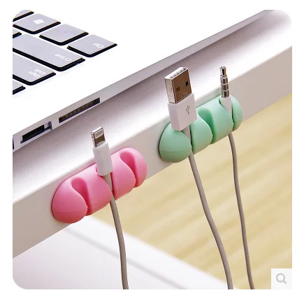 

2 шт., самоклеящиеся зажимы для кабелей