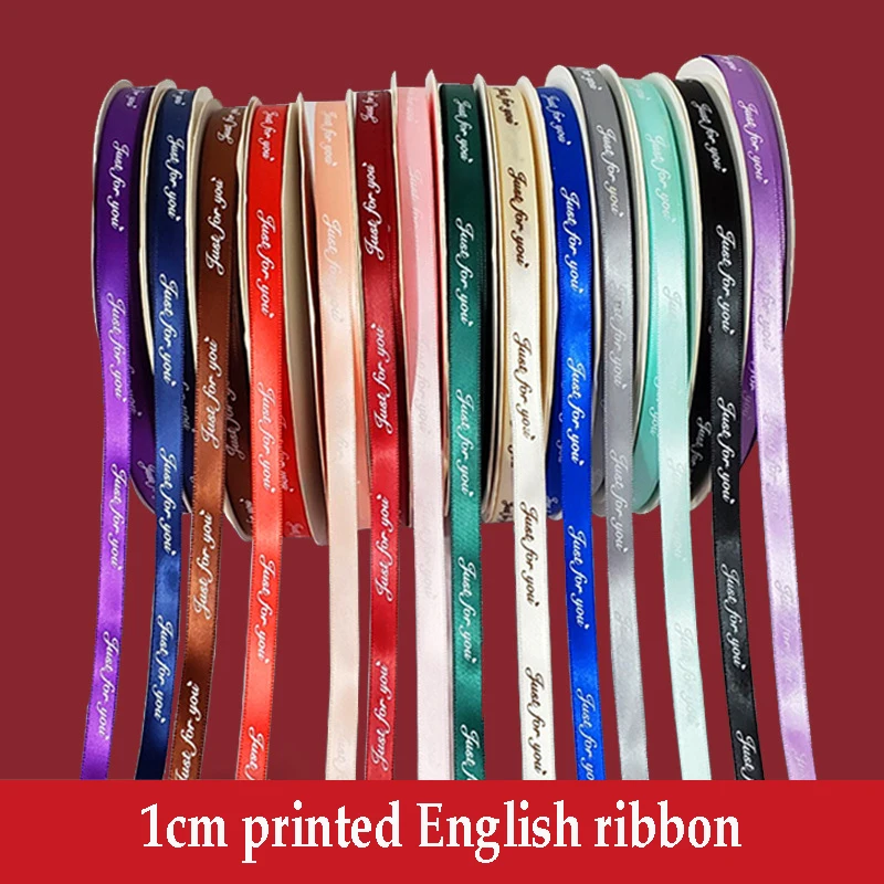 Flone оптовая продажа 1 см лента Свадебный Цветочный подарок на день Святого