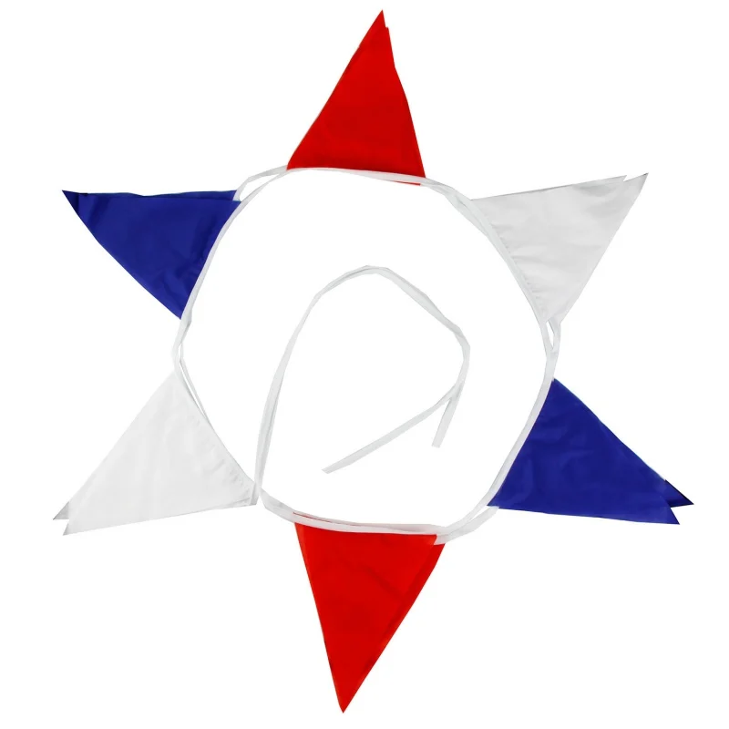 1 шт. декоративный трехцветный хлопковый флаг для детского дня рождения|Флажки