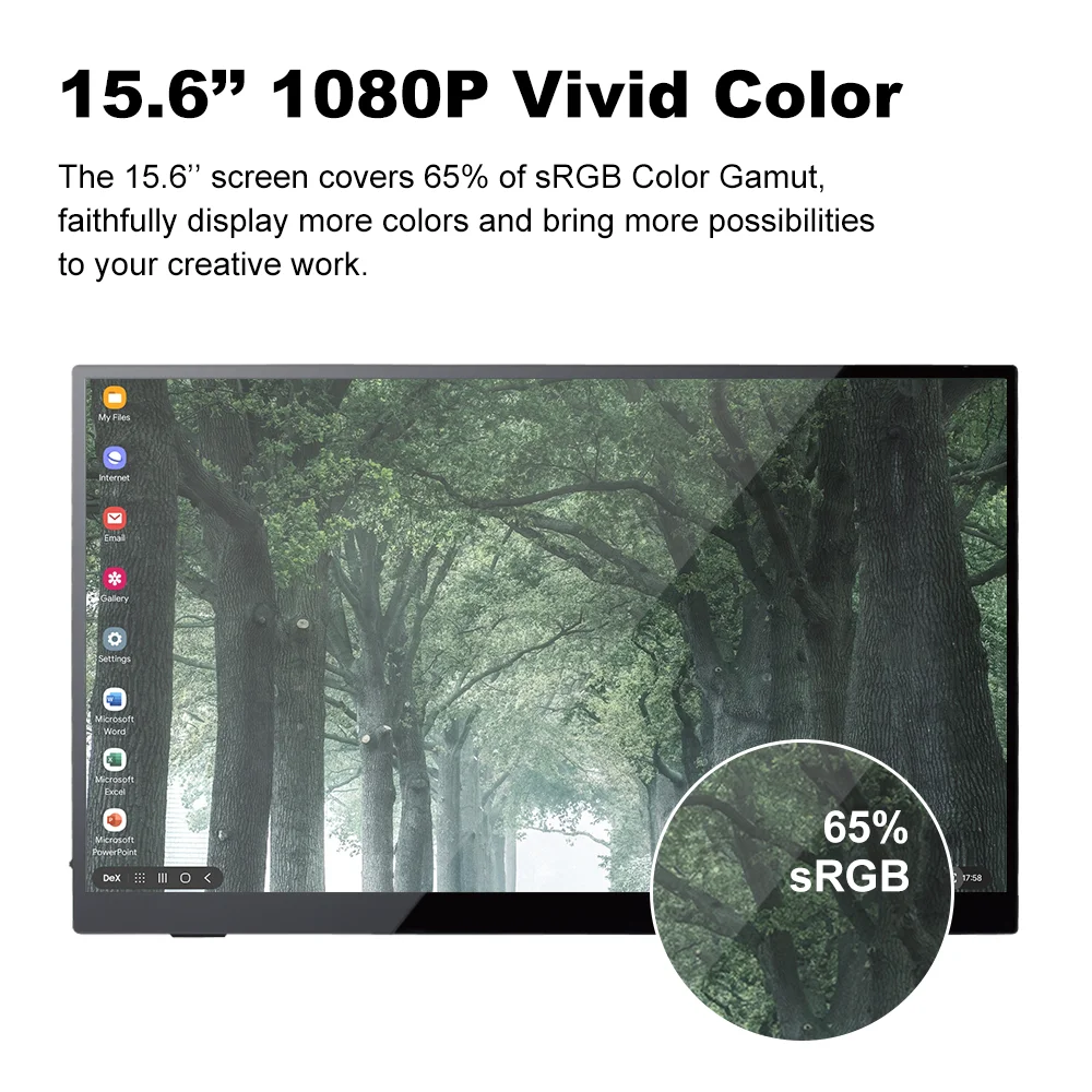 Портативный монитор дисплей Мобильный телефон для ноутбука расширения