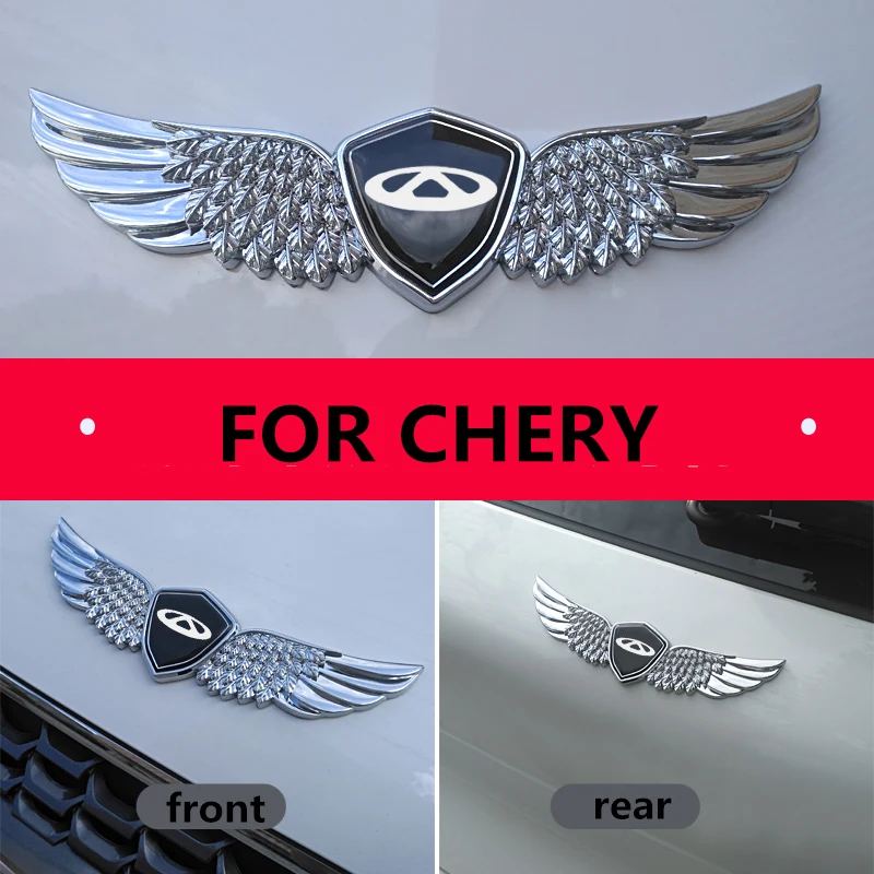 3D металлический знак автомобиля капота Ангел эмблема наклейка для CHERY Tiggo2 Tiggo3 Tiggo4