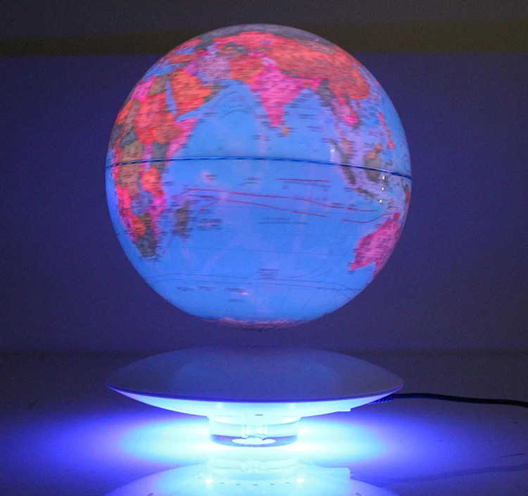 Домашнее украшение магнитная левитация 8 дюймов земляной вращающийся плавающий