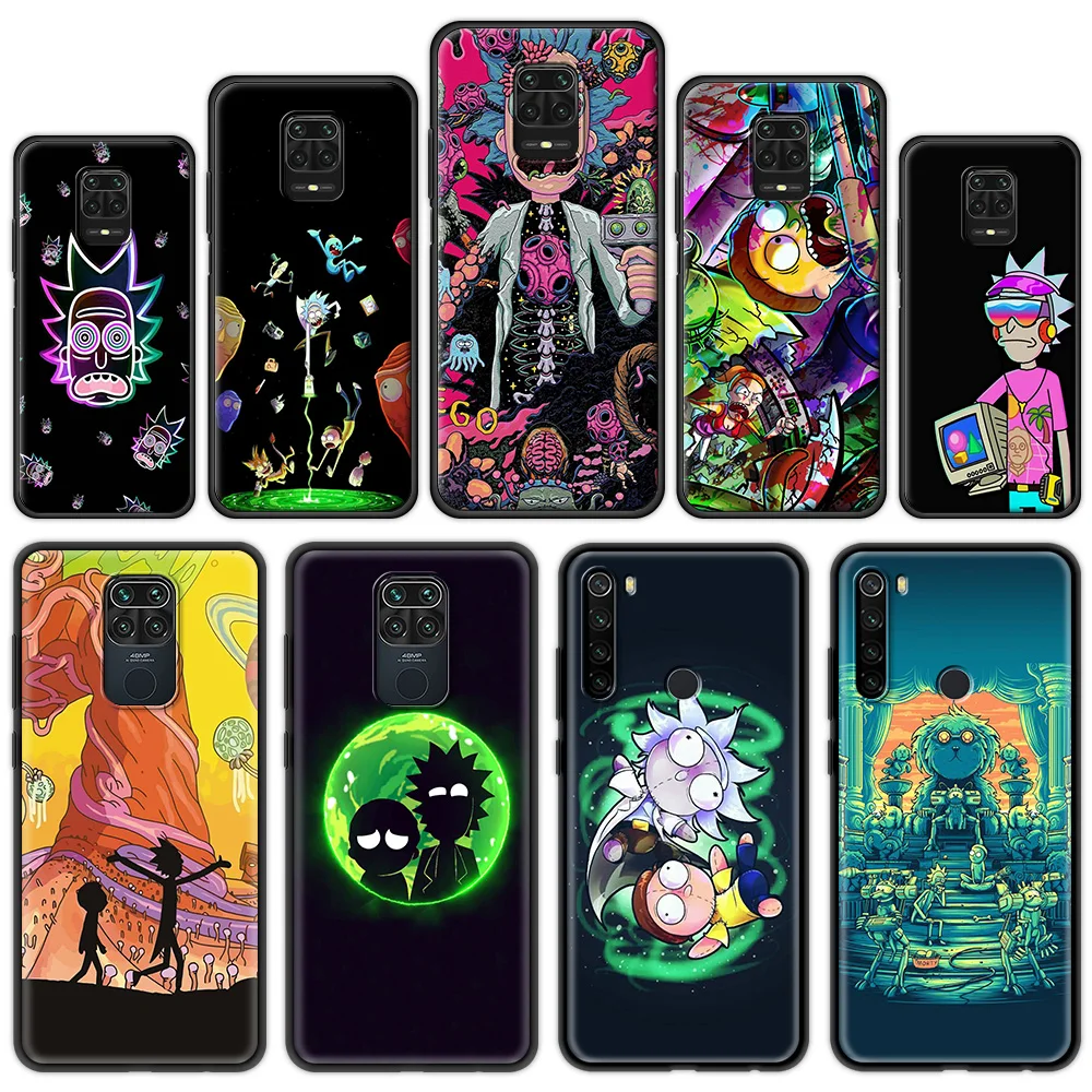 Мягкий силиконовый чехол Ricks в стиле Морти для Xiaomi Redmi Note 10 8 K40 Pro Max 9S 9A 9C 9T 9 8A 7 7A 6A