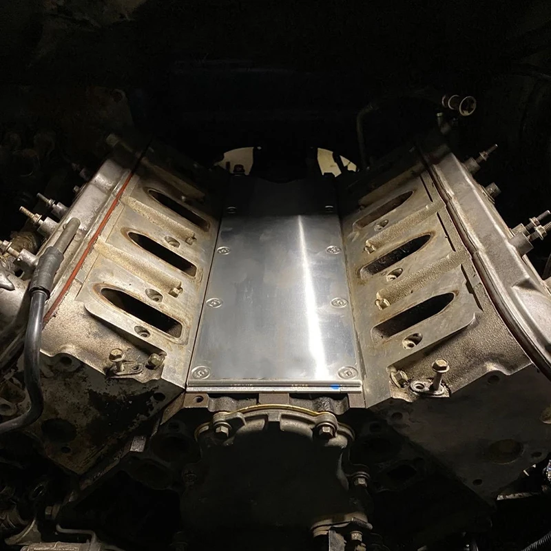 

Valley Pan Cover Plate Low Profile for LS Gen III LS1 LM7 LR4 LQ4 LS6 L59 LQ9 Dress Up Engine Cover 551629