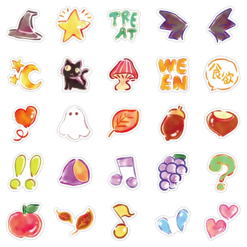 

40Pcs Cartoon Fruit Vegetables Stickers Decals Skateboard Sticker For Laptop Motorcycle Luggage Kids Gift Toy Sticker