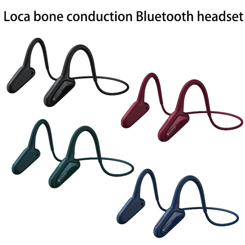 

Беспроводные Bluetooth-наушники Loca с костной проводимостью, музыкальная гарнитура второго поколения с воздушной проводимостью, водонепроницае...