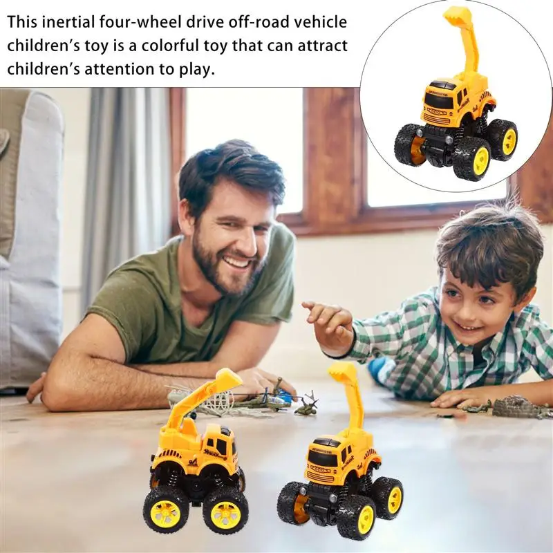 

1pc Creative Plastic Friction Car Press Go Toy Inertia Car Vehicle Toy