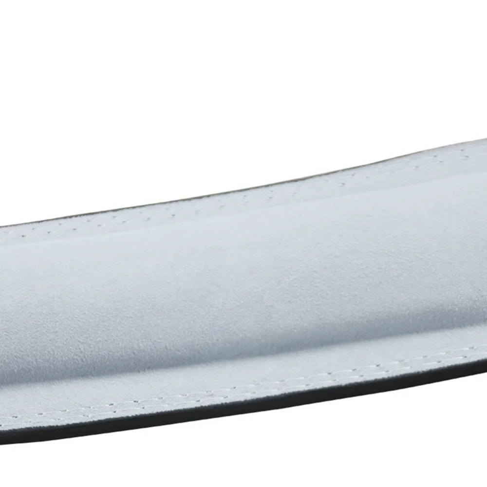 

105cm Cowhide Squat Belt Weight Lifting Power Training Belt Back Support Gym Bodybuilding for Men (Black)