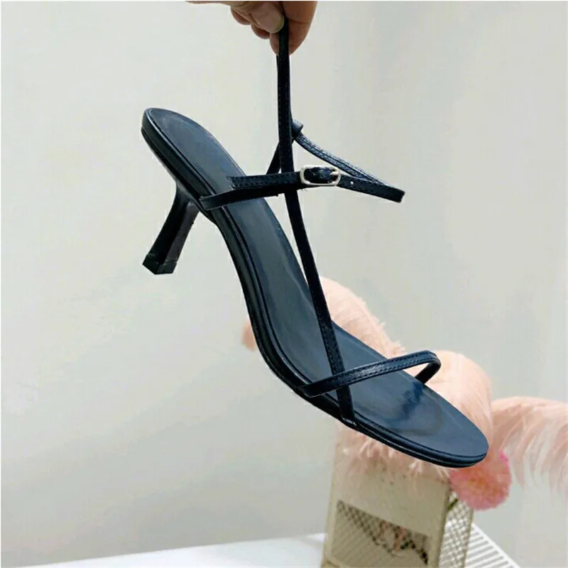 Женские сандалии на шпильках черные высоком каблуке размер 42 для лета 2019 | Обувь