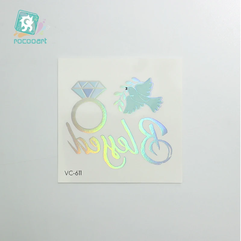 Рокоарт Командная невеста временная поддельная татуировка девичника Ночь дам Тату водонепроницаемое тело искусства Татуировка для свадьбы.