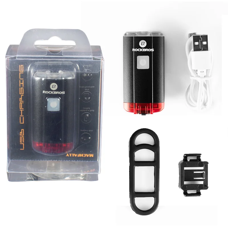 Велосипедный фонарь на шлем ROCKBROS 100 лм зарядка через USB|Велосипедная фара| |