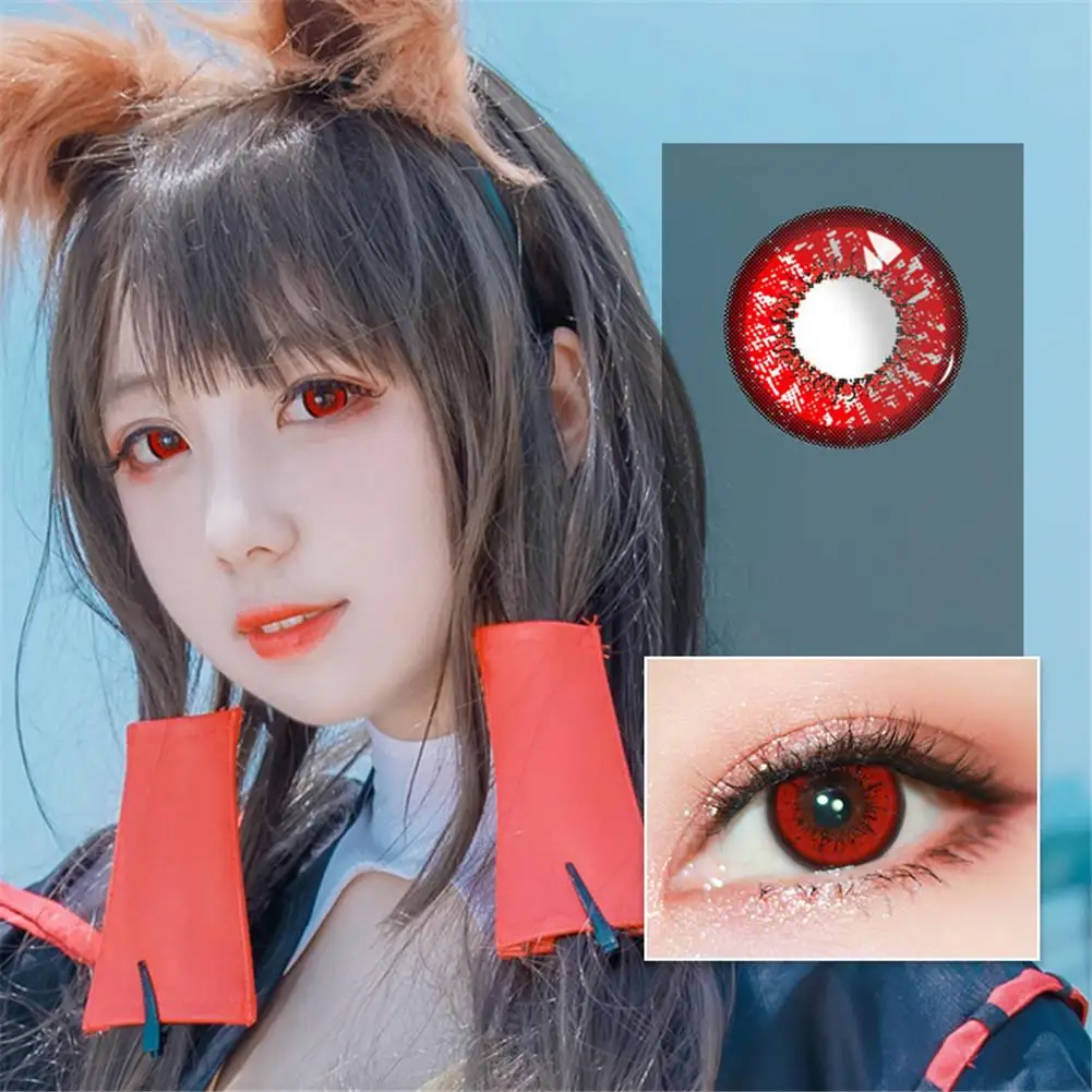 2 шт./1 пара Аниме Косплей стиль большие глаза Хэллоуин праздничная вечеринка
