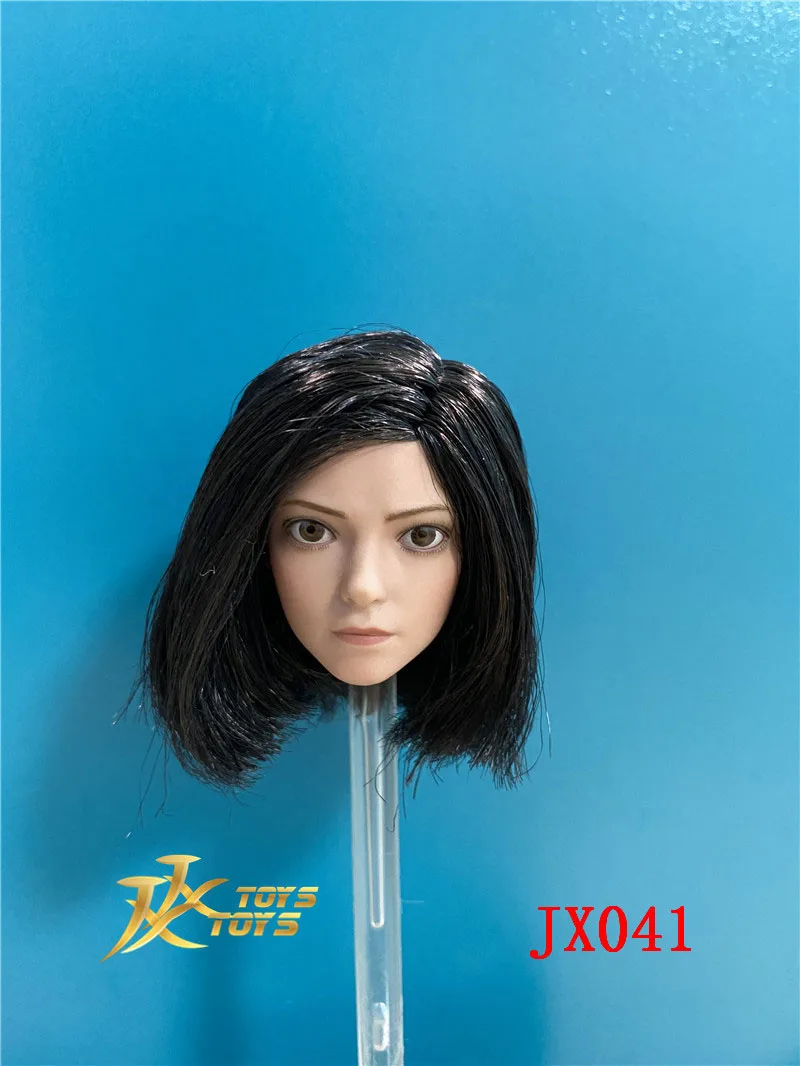 JXTOYS JX041 1/6 Alita Head Sculpt Fighting Angel Carving Model Fit 12 inch Female Soldier Action Figure In Stock | Игрушки и хобби