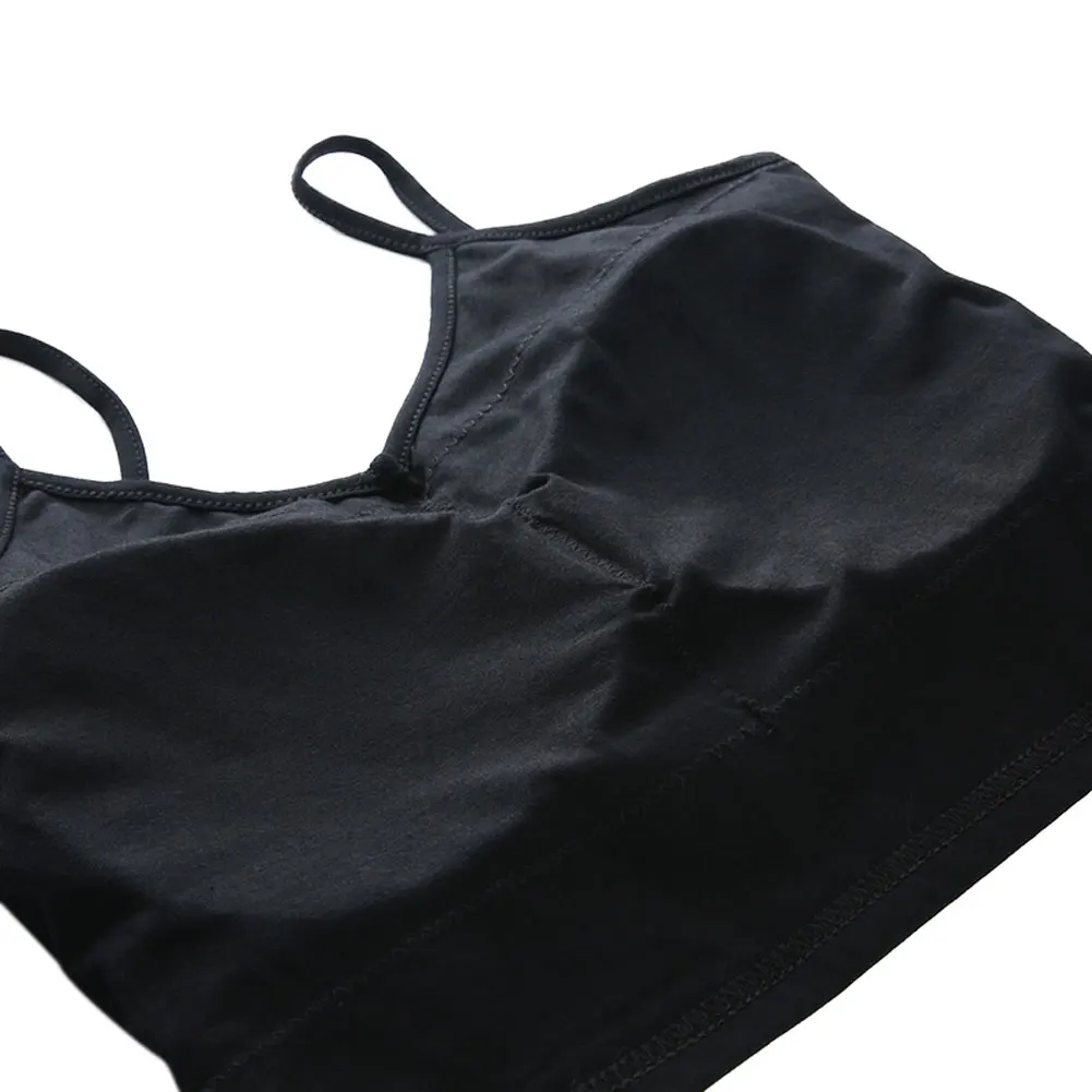 

Summer Ladies Sleeveless Crop Tops Women Sexy Vest Including Breast Pad Solid Camis Womens Casual Tank Tops Lady Vest