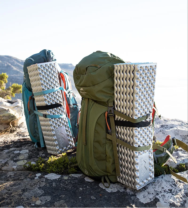 Naturehike Сверхлегкий портативный Одноместный складной пенопластовый кемпинг матрас походный спальный коврик компактный тент альпинистский спальный коврик