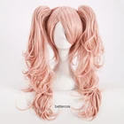 Ботинки для косплея данганронпа Уганда Danganronpa джунко эношима Косплэй парик розовое длинное с чипом хвостики термостойкие синтетические волосы парик + парик Кепки