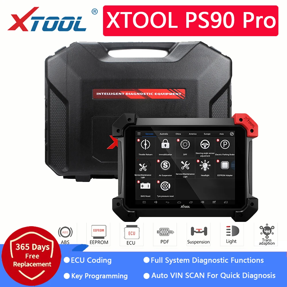 

Xtool PS90 PRO сверхмощный OBD2 диагностический инструмент, ключевой программатор ABS SAS DPF TPMS/для автомобилей/грузовиков, онлайн-обновление с Wifi/BT