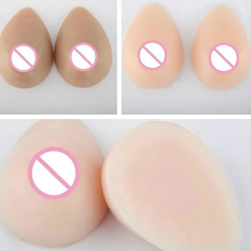 Hot Sale Artificial Silicone Breast Forms Soft Fake Boobs for Crossdresser Postoperative Drag Queen Transvestite Mastectomy Bra