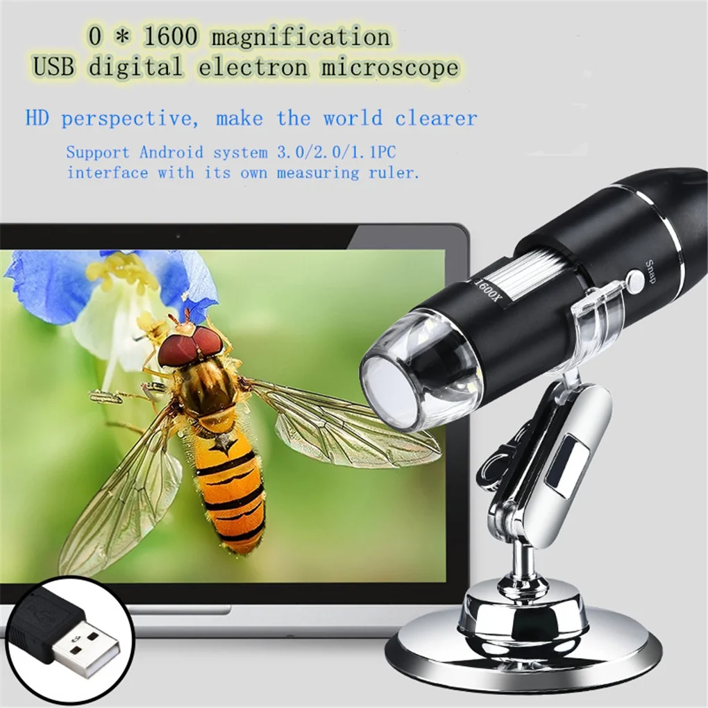 

Microscope 1600x HD Wireless Digital Camera Handheld Portable Electronic Microscope for Home