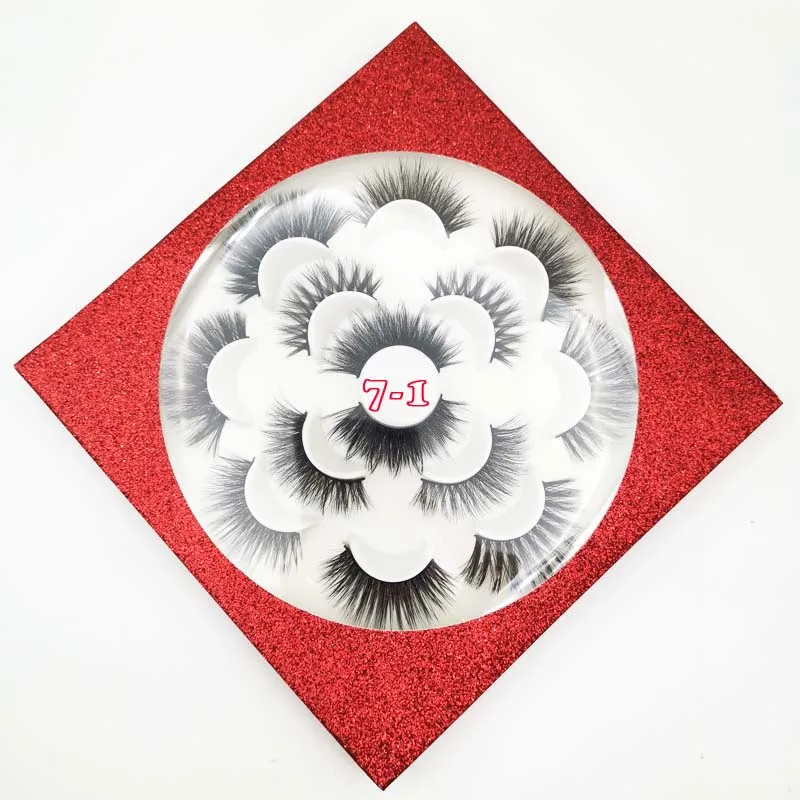 16 пар норковых ресниц длинные объемные норковые ресницы толстые 3D Искусственные