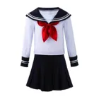 Детская школьная Униформа JK, японская Корейская версия, морская школьная униформа, Студенческая одежда, плиссированная юбка для девочек