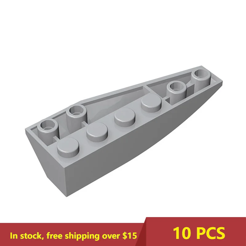 

10PCS MOC Bricks Assembles Particles 41765 2x6 (Left) for Building Blocks Bricks Bulk Model DIY Educational High-Tech Spare Toys
