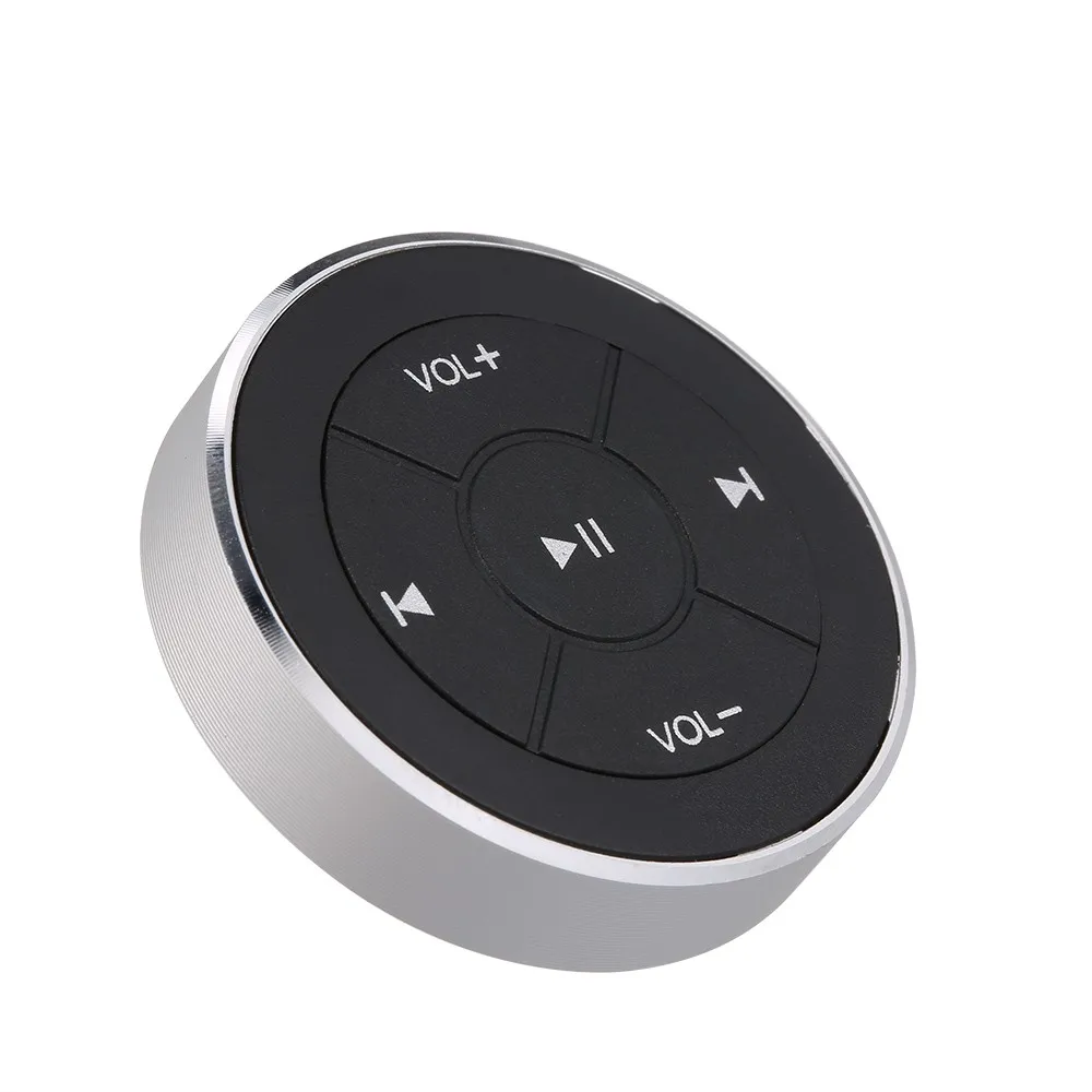 Беспроводная медиа-кнопка для автомобиля, Bluetooth 3,0, пульт дистанционного управления для руля, мотоцикла, велосипеда, музыки, мультимедиа-упр... от AliExpress WW