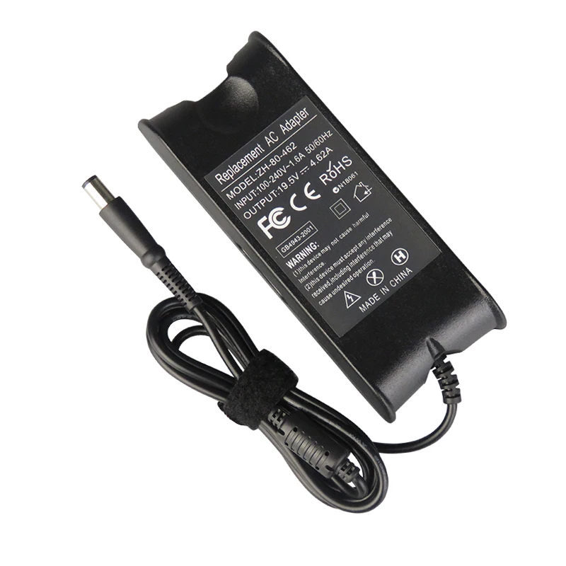19,5 V 4.62A AC адаптер для ноутбука dell inspiron PA-10 1545 N4010 n4030 n4050 1400 D610 D620 D630 1420 D800 E6400 pa-1900-02D