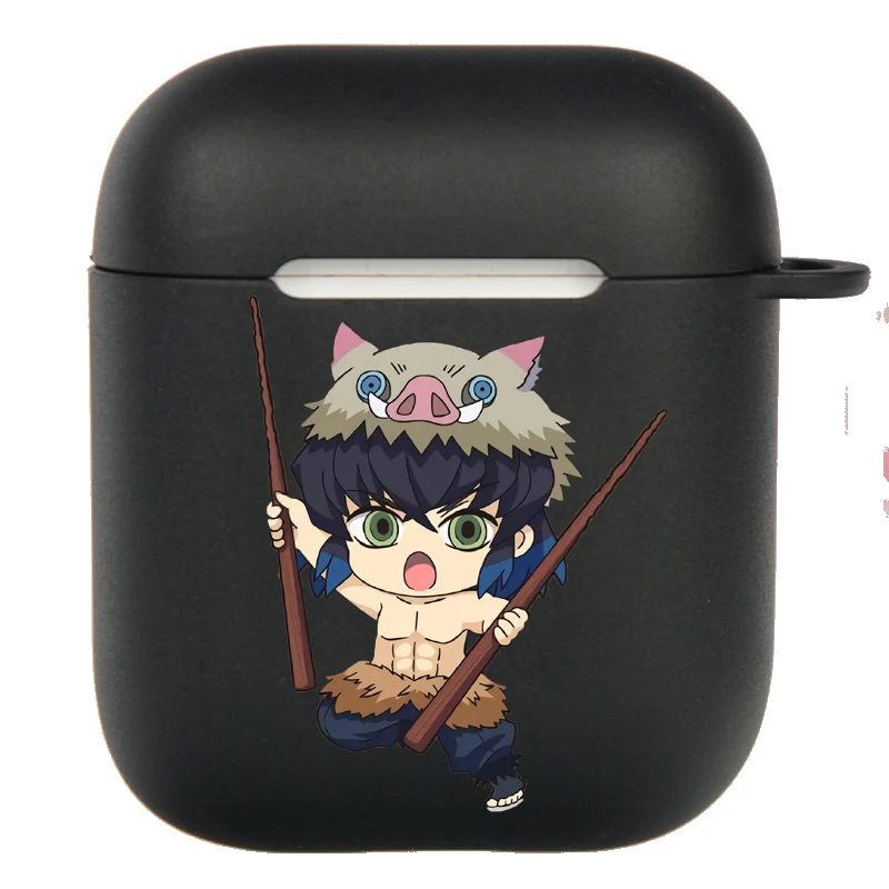 Demon Slayer: Kimetsu No Yaiba аниме шаблон для Apple Airpods чехол Bluetooth наушники Защитный чехол силиконовый чехол для наушников