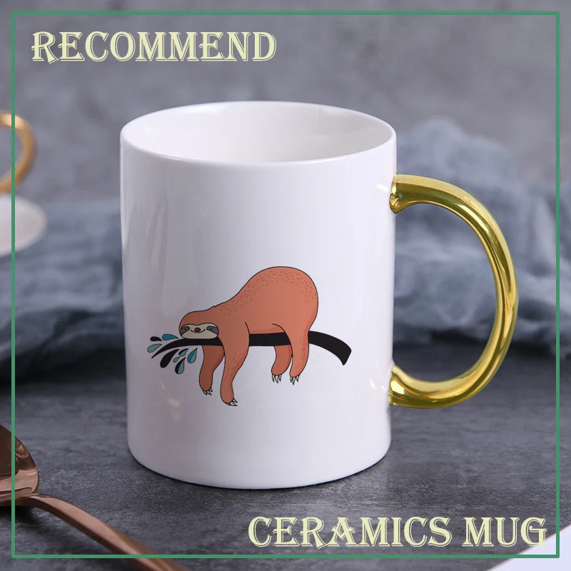 

11oz Europe Milk Coffee Mugs Cartoon animal Breakfast Mug Office Home Drinkware Tea Cup 400ml for Lover's Gifts KTDW-054