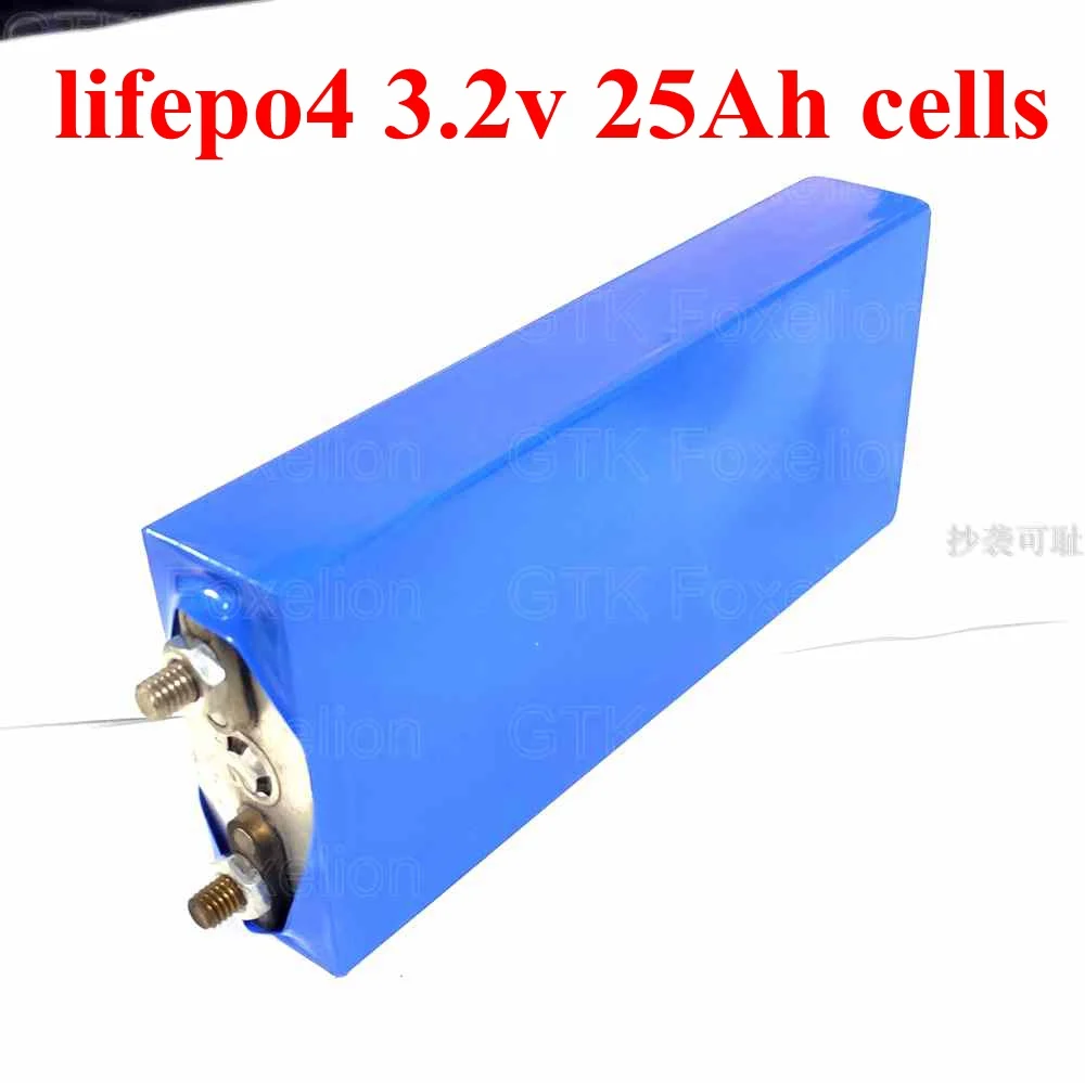 8/16 шт lifepo4 3,2 В 25Ah ячеек 3,2 В 30A разряда 750 Вт 1500 Вт для самостоятельной упаковки 24 В 25ah батареи для электрического велосипеда 48 В 25ah комплект