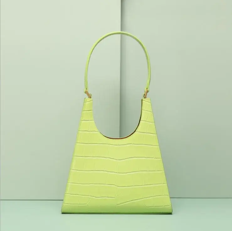 Сумка на плечо женская из кожи крокодила саквояж в винтажном стиле ретро