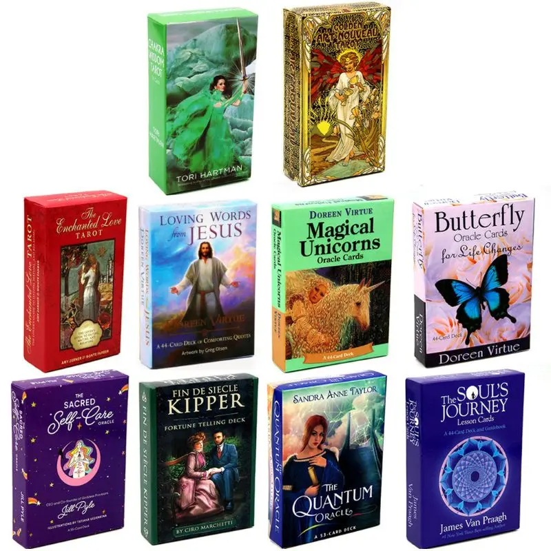 

English Tarots Cards Deck Family Party Oracle Game Playing Card Board Game