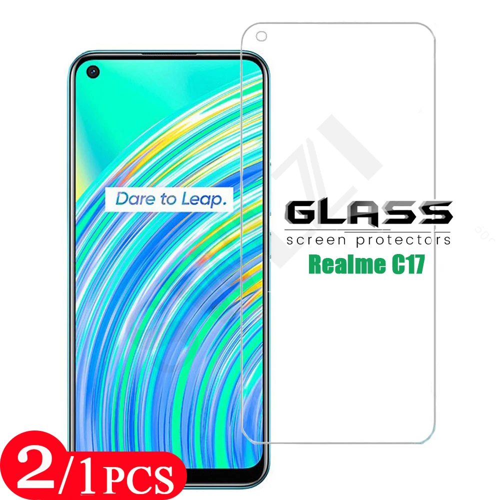 

2/1Pcs for Realme C20 C20A C21 C25 C11 2021 C12 C15 C17 C1 C2 C2S C3 C3i Tempered Glass Protective Phone Screen Protector Film