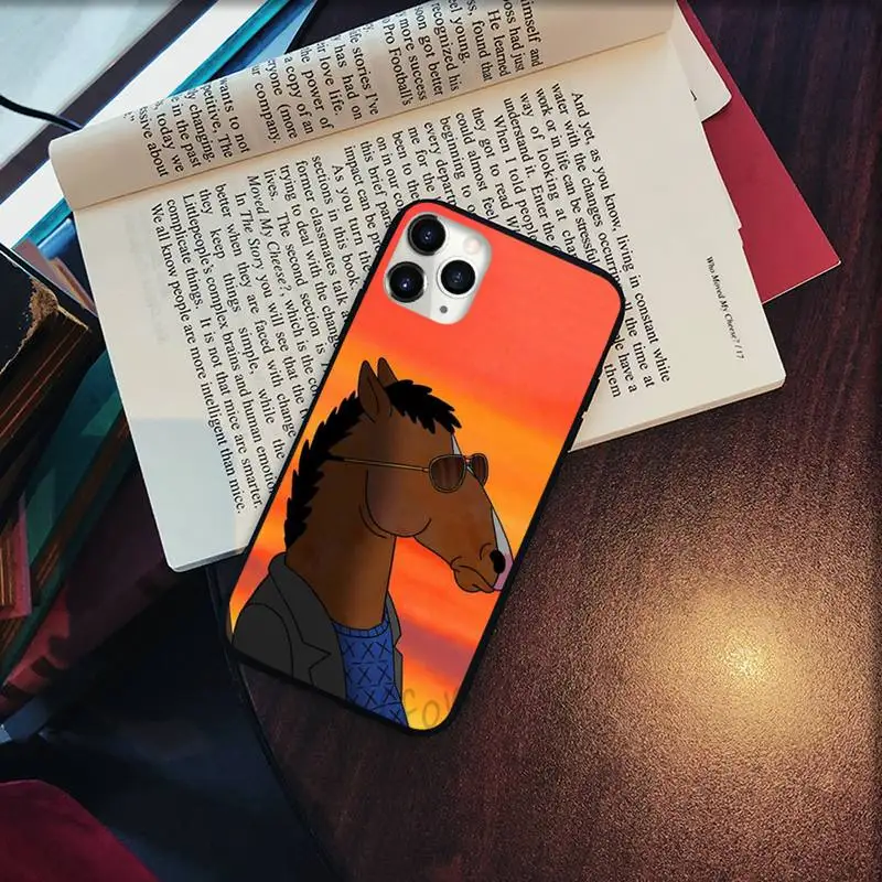 

BoJack Horsemans American funny cartoon Phone Case for iPhone 11 12 pro XS MAX 8 7 6 6S Plus X 5S SE 2020 XR Soft silicone cover