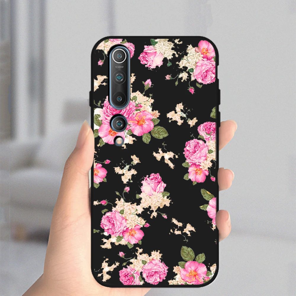 

Rose Flower Case For Xiaomi Redmi Note 10 9 8 7 8T 9T Pro 9S K40 MI Note 11 10 9 10T 10S Pro Lite Poco M3 X3 F3 Soft TPU Fundas