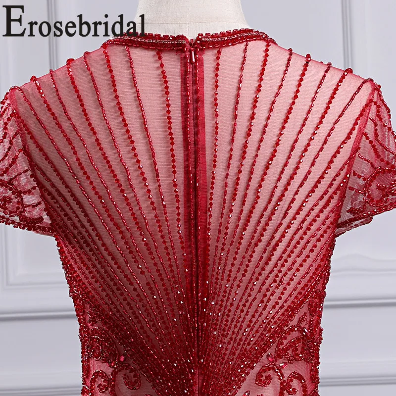 Erosebridal, короткий рукав, Русалка, вечернее платье с бюстгальтером, элегантное, на молнии, сзади, длинное, официальное, женское, вечернее платье, платье для вечеринки