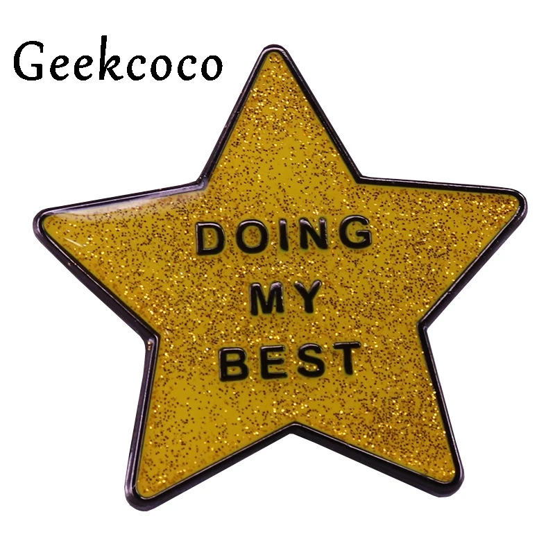 J1387 Geekcoco мультфильм металлическая брошь в виде замка воротник Rond Pin джинсы