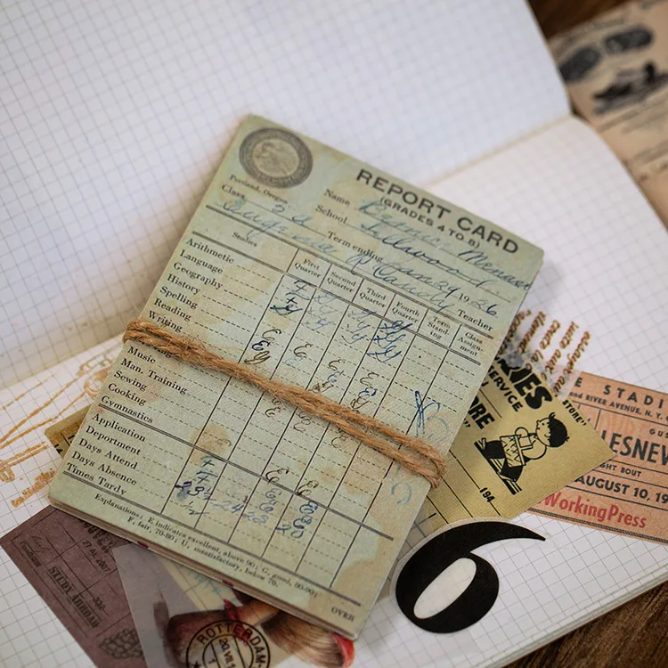 Для камеры fujifilm комплект 30 шт. Ретро билет время цветок Блокнот маркер Закладка