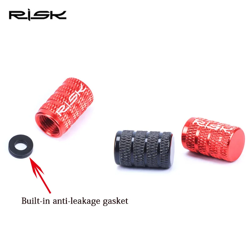 10 шт. RISK Bike Presta Schrader колпачки для клапанов MTB дорожный велосипед покрытые шинами французские американские Пылезащитная защита шин 7 цветов