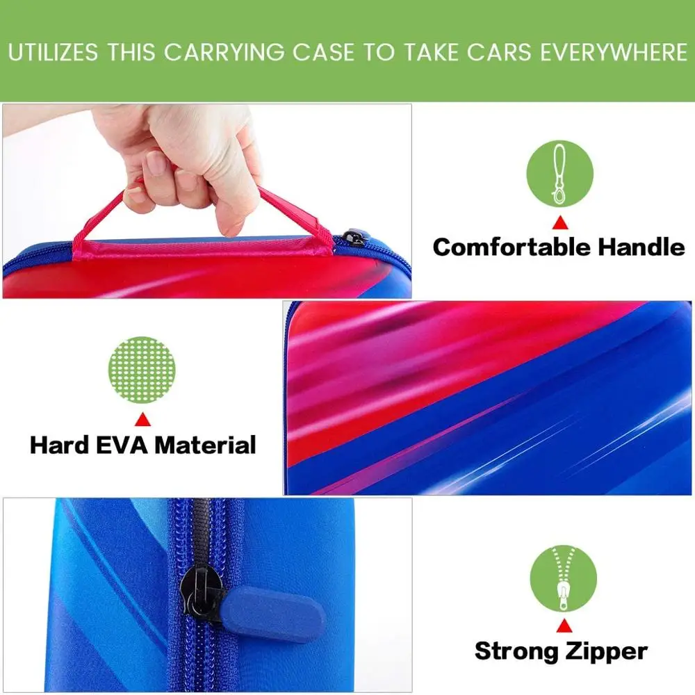 Чехол органайзер для игрушечной машинки Hot Wheels 20 автомобилей|Сумки вещей| |