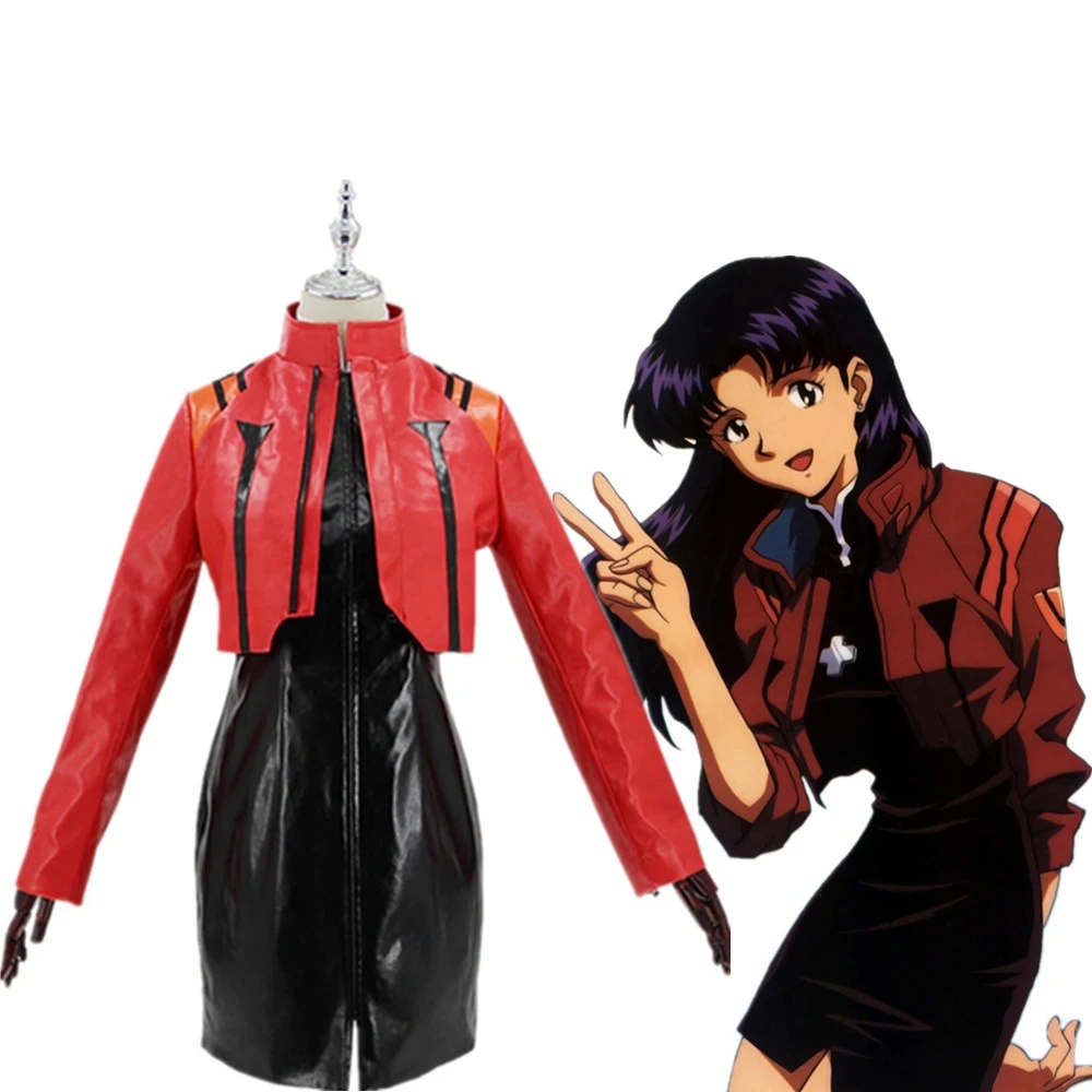 

Костюм для косплея капитан Katsuragi Misato Zerochan, Модный женский костюм из ЭВА, одежда для Хэллоуина, дня рождения, одежда для женщин