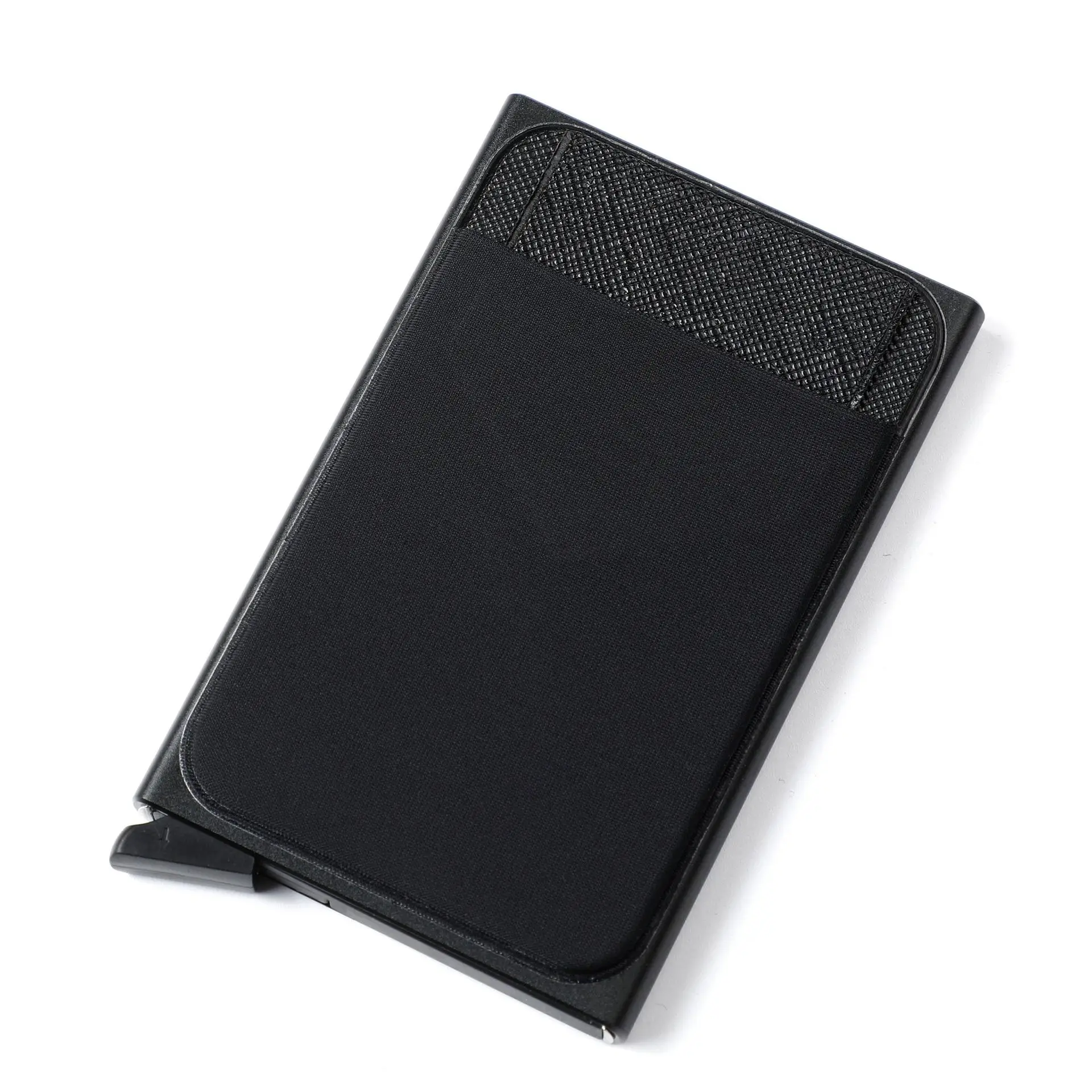 

Slim Minimalist Aluminum Wallet for Men RFID Blocking Credit Card Holder with Cash Strap Holder Office Storage Storage