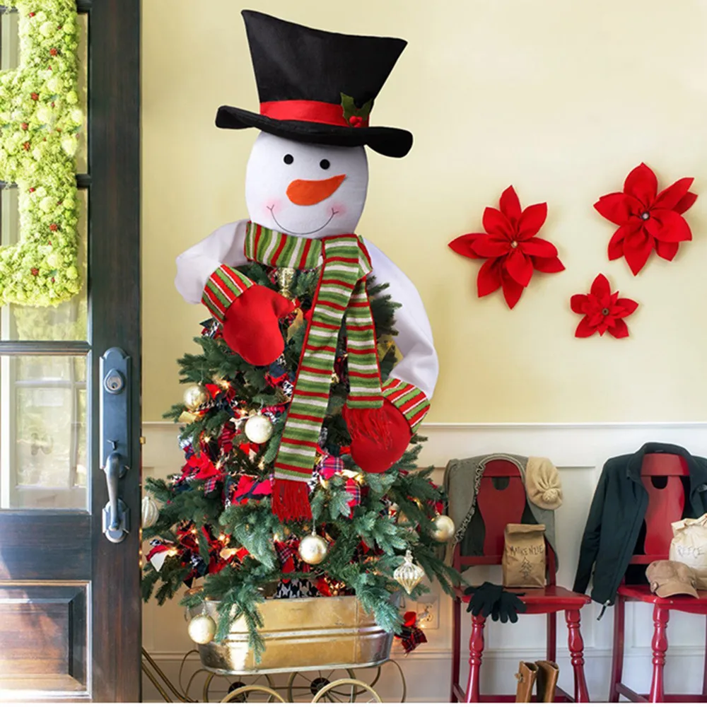 2019 рождественские украшения рождественский подарок Санта Клаус снеговик дерево